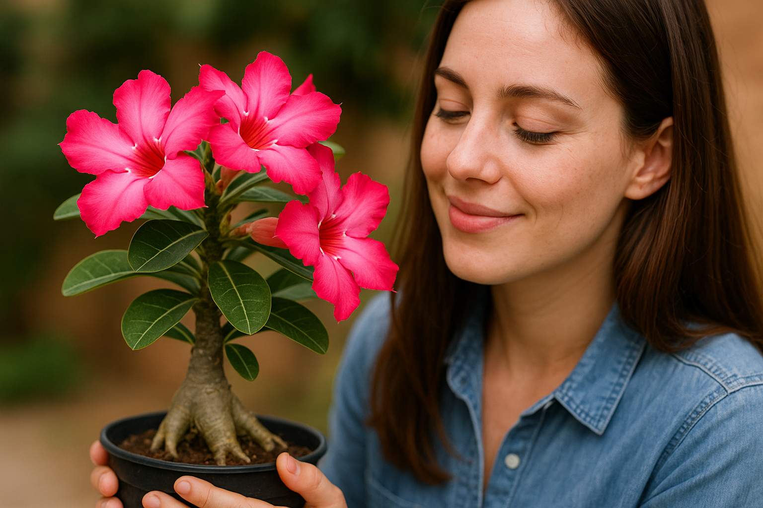 rosa do deserto