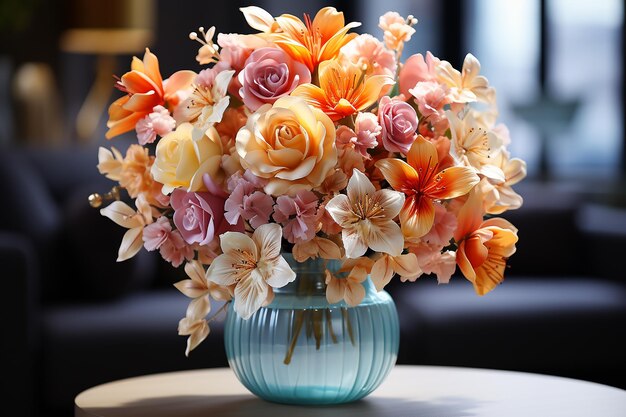 Flores no lar