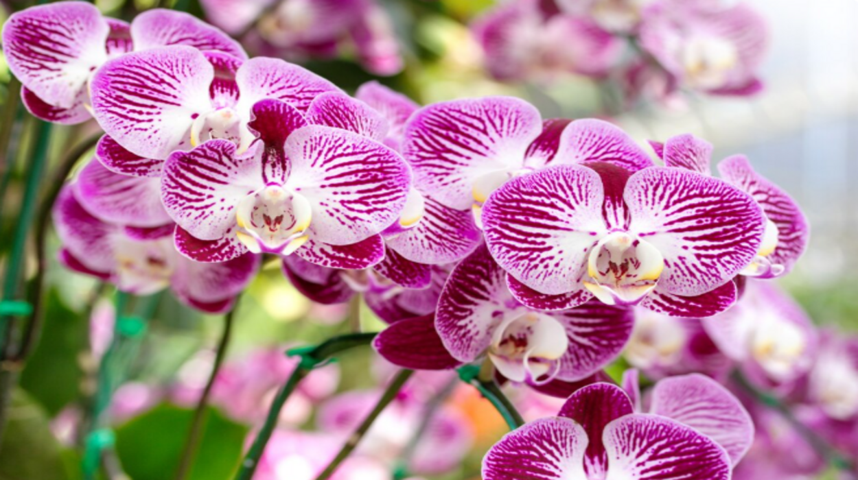 Orquídeas floridas