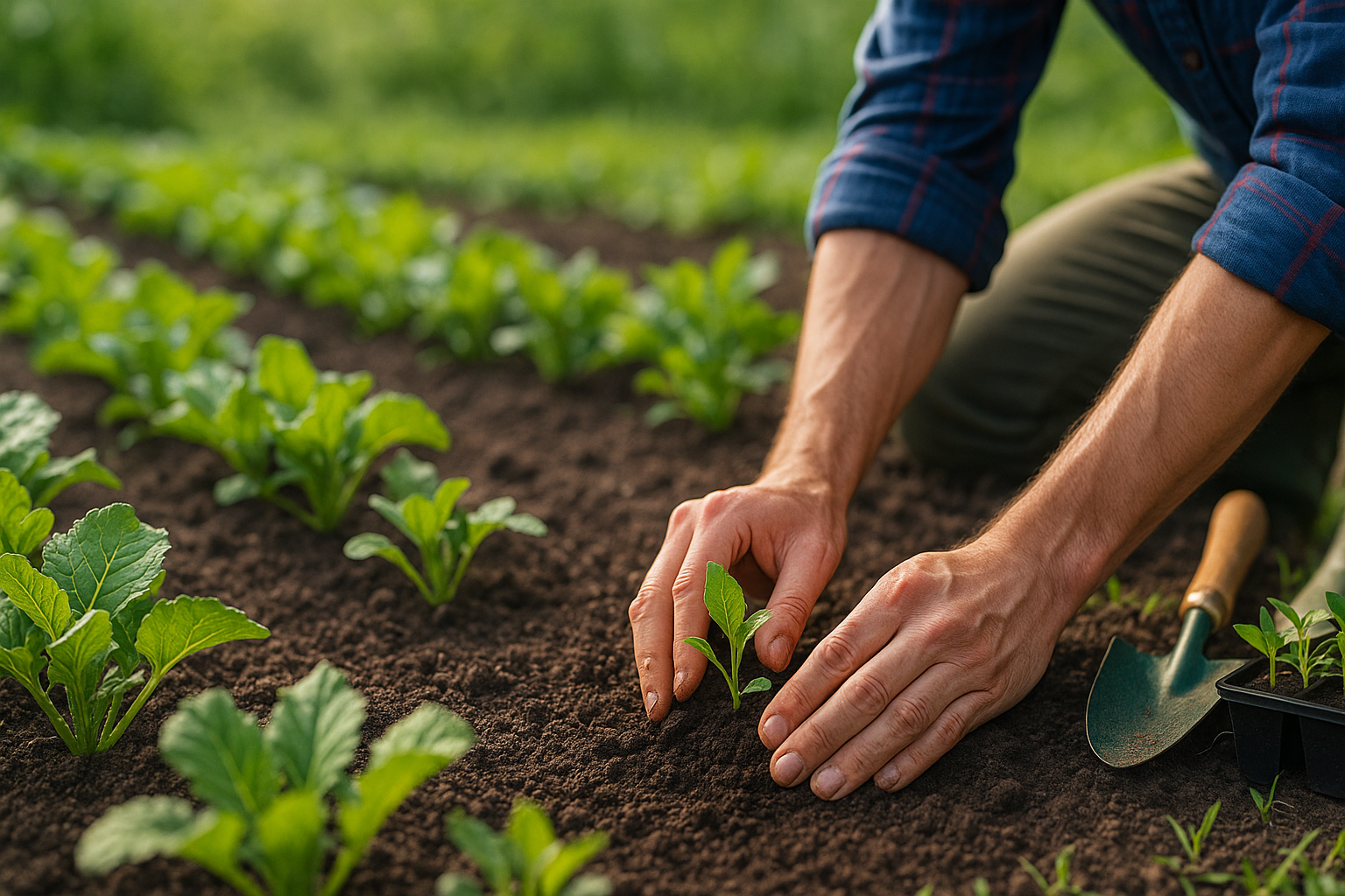mês certo para plantar isso na horta