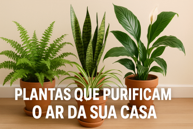 plantas que purificam o ar da sua casa