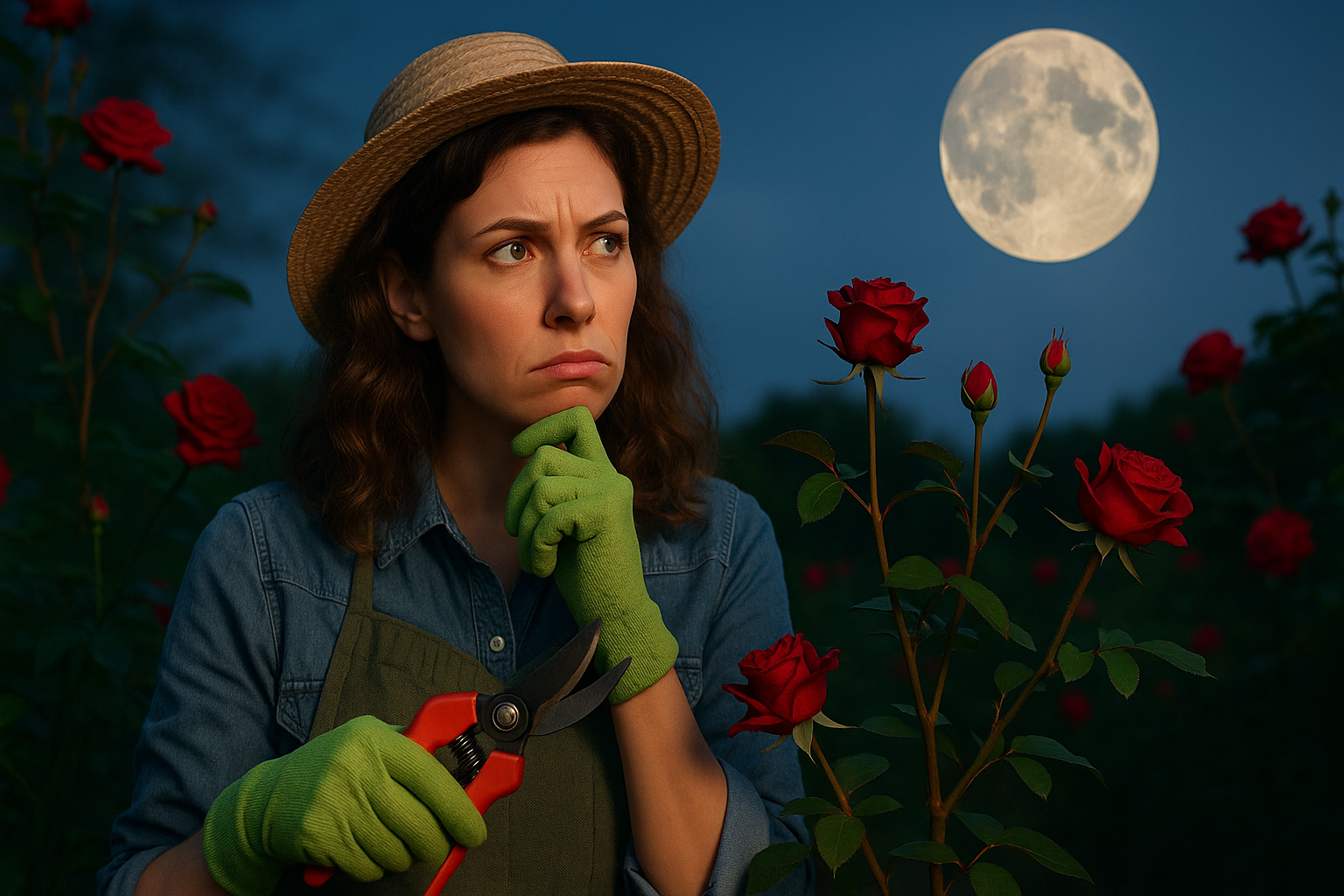 polêmica da lua certa pra podar roseiras