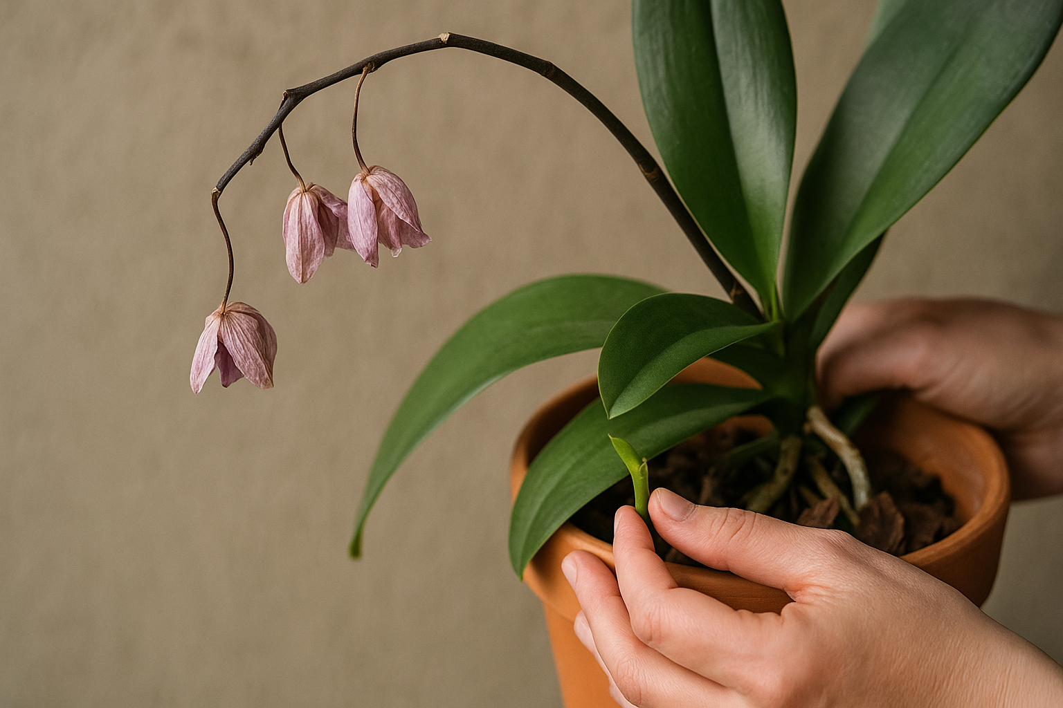 Sua orquídea não morreu