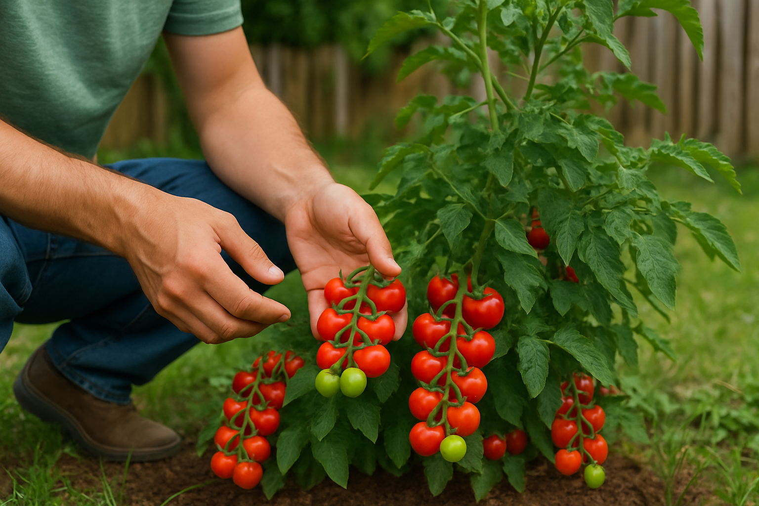 truque de quintal que faz tomate cereja brotar