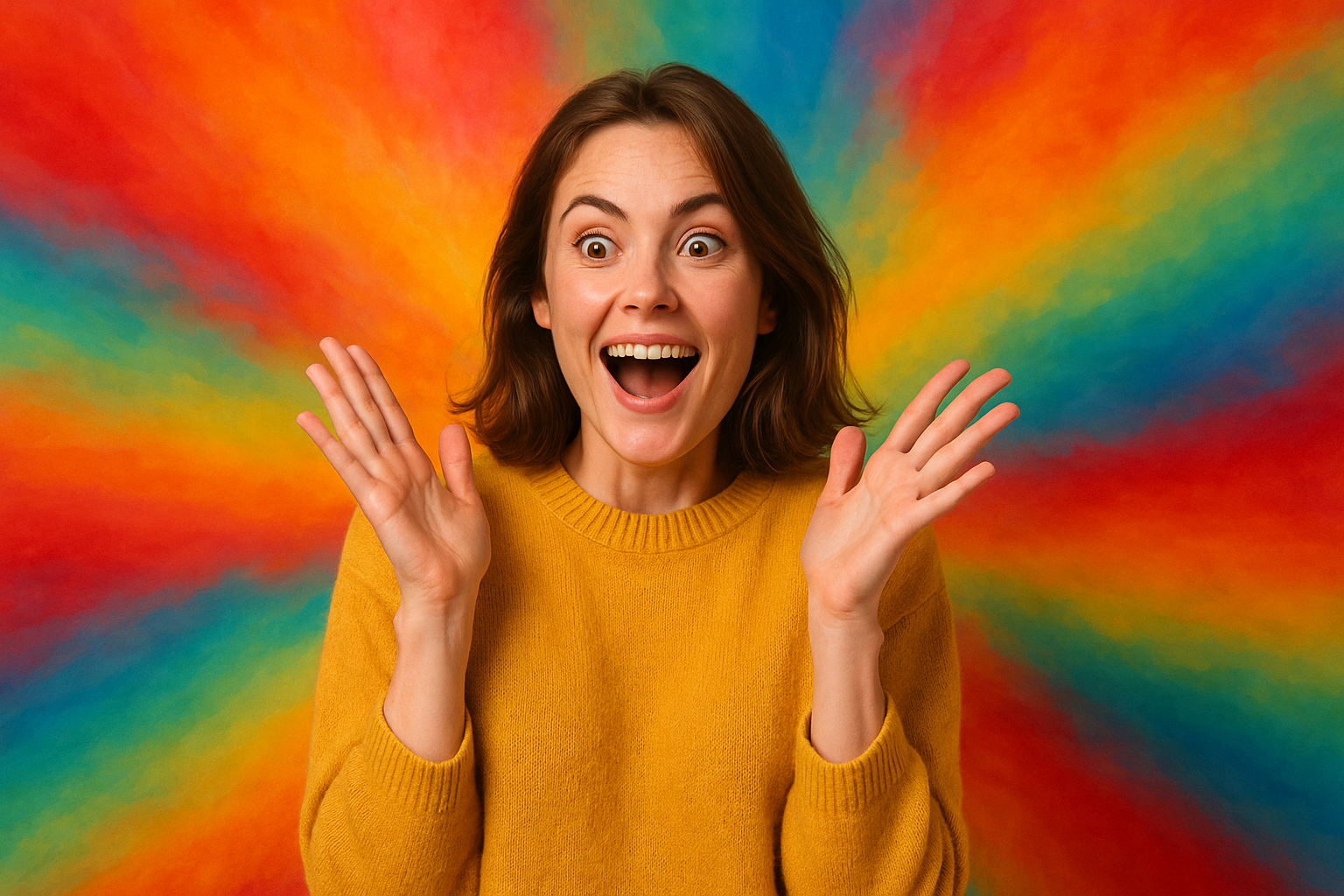 surpreender com o poder das cores alegres